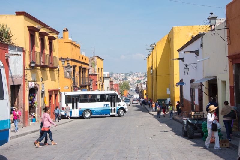 【メキシコ】サンミゲル・デ・アジェンデの街並み