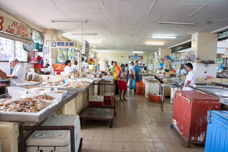 パナマシティ｜mercado de mariscos