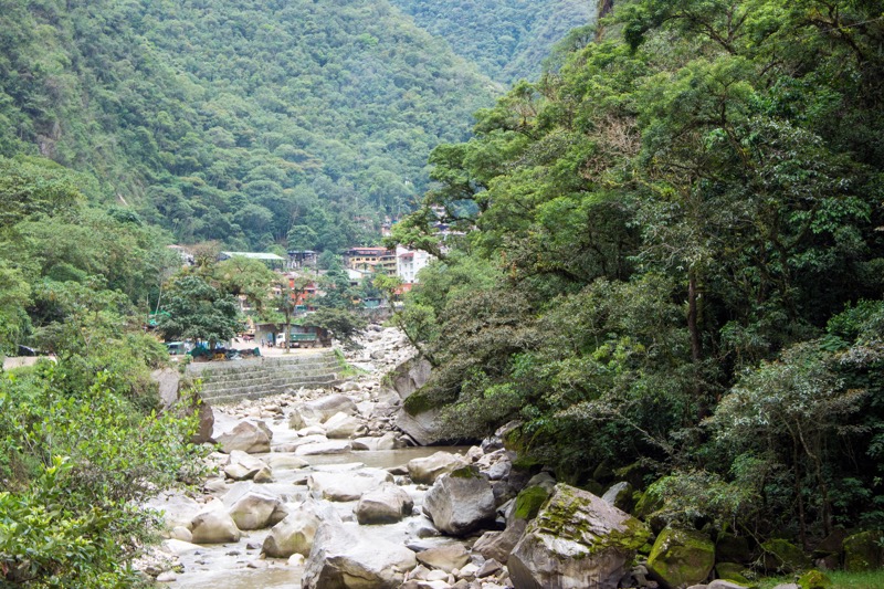 ペルーのルート｜水力発電所→マチュピチュ村